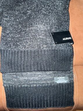 Alfani Men's Dark Charcoal Scarf